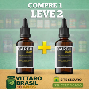 Barbudom - Gotas para Barba e Cabelo - 10% de Desconto no Pix