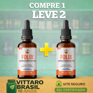 Folix - Força e Crescimento para os Seus Cabelos - 10% de Desconto no Pix