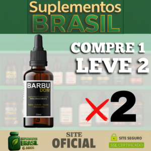 Barbudom - Gotas para Barba e Cabelo - 10% de Desconto no Pix