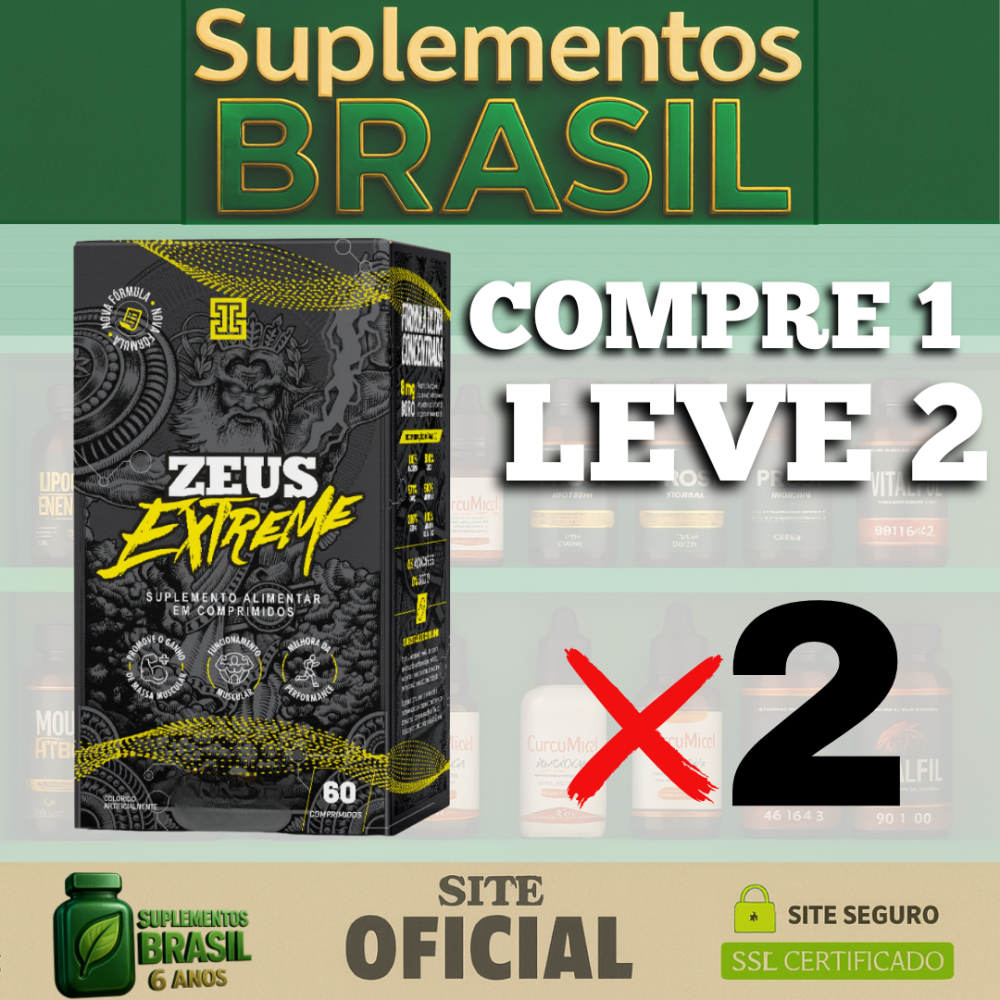 Zeus Extreme - Força, Potência e Desempenho Masculino em Outro Nível - 10% de Desconto no Pix