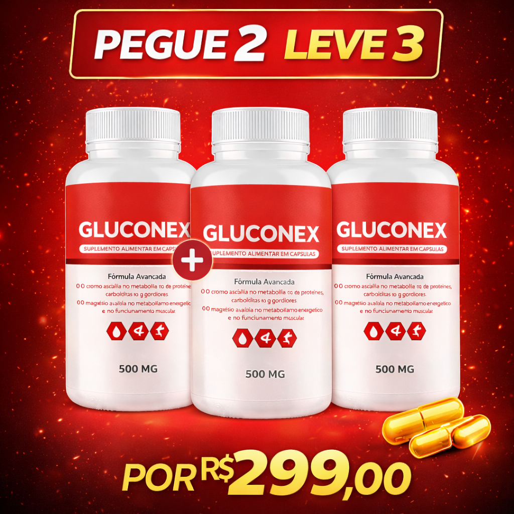 Gluconex – Suplemento Alimentar em Cápsulas | 500 mg - Imagem 2